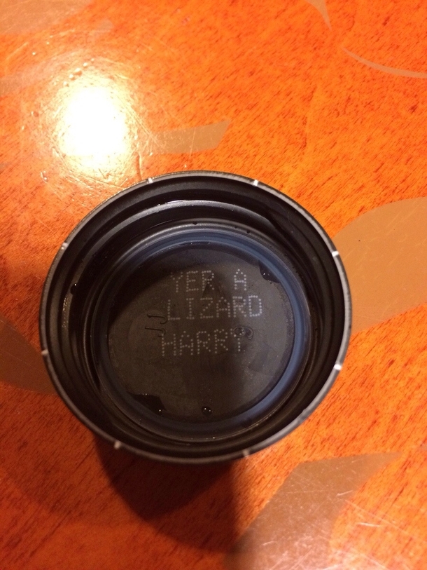 Just opened a Sobe and lost it