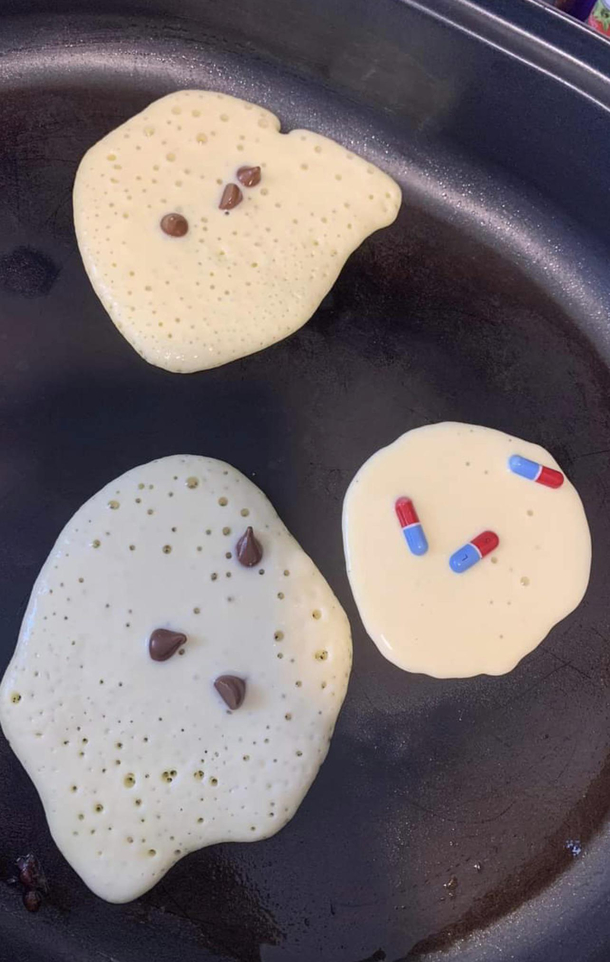 Kid and Adult Pancakes