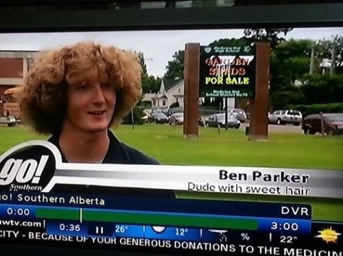 Ladies and gentlemen Ben Parker Dude with sweet hair
