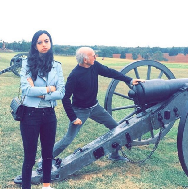 Larry David took his daughter to a civil war battlefield