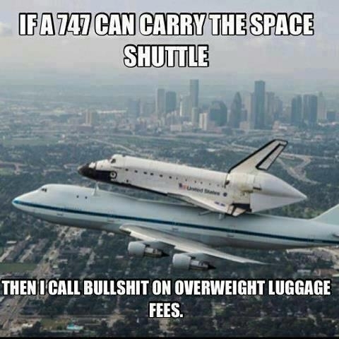 Luggage fees are bullshit
