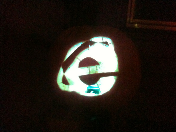 Made a Jack-o-lantern in November Its appropriate