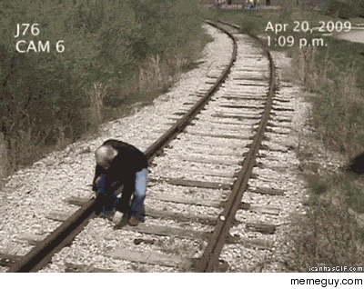 Man hit by a train