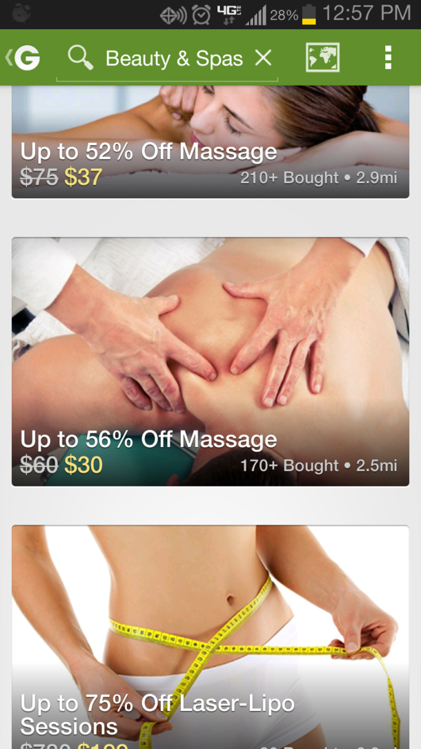 Massage Coupon at first glance  
