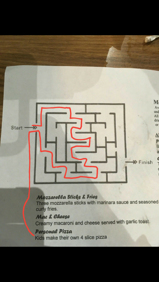 Maze solved