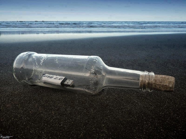 Message in a bottle st century style
