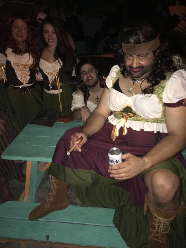 Met this sexy bar wench last night Theres nothing hotter than a babe in a bar wench costume