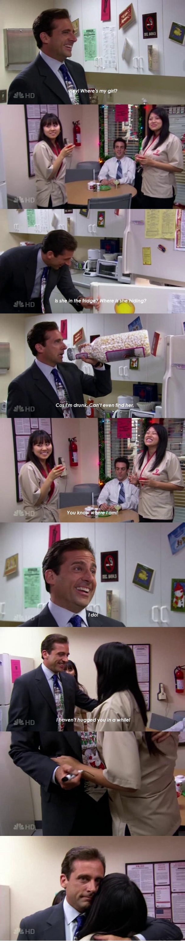 Michael forgetting which one was his date is one of the funniest scenes from The Office