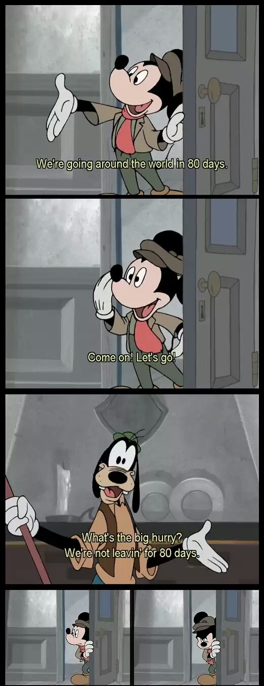Mickey had enough