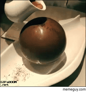 Milk Chocolate Sphere Dessert