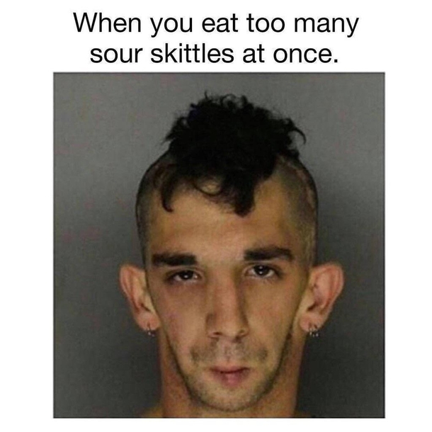 Mmmm sour skittles