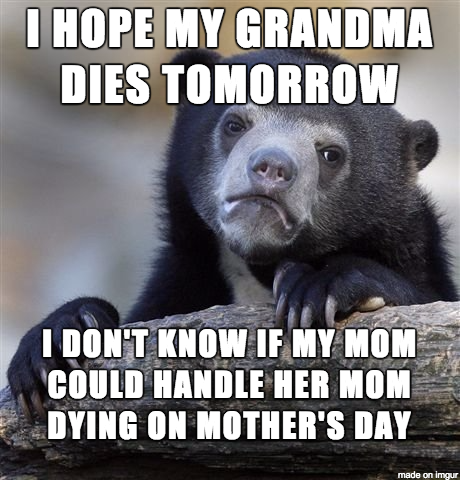 Morbid I know but she doesnt have much time left