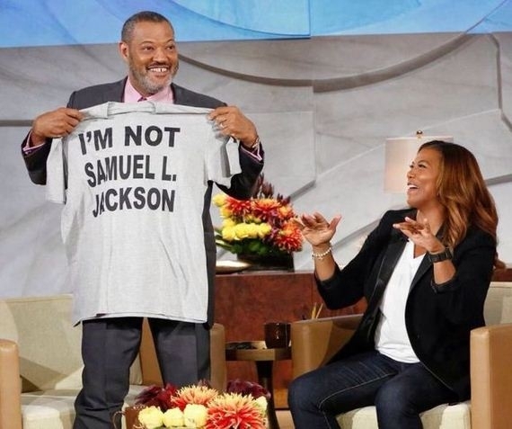 Morgan Freeman showing Oprah hes not Samuel L Jackson