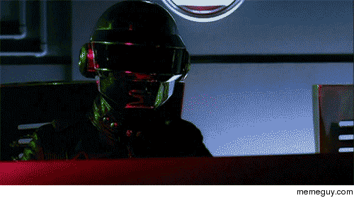MRW when I stop at a light and the car next to me is blasting Daft Punk