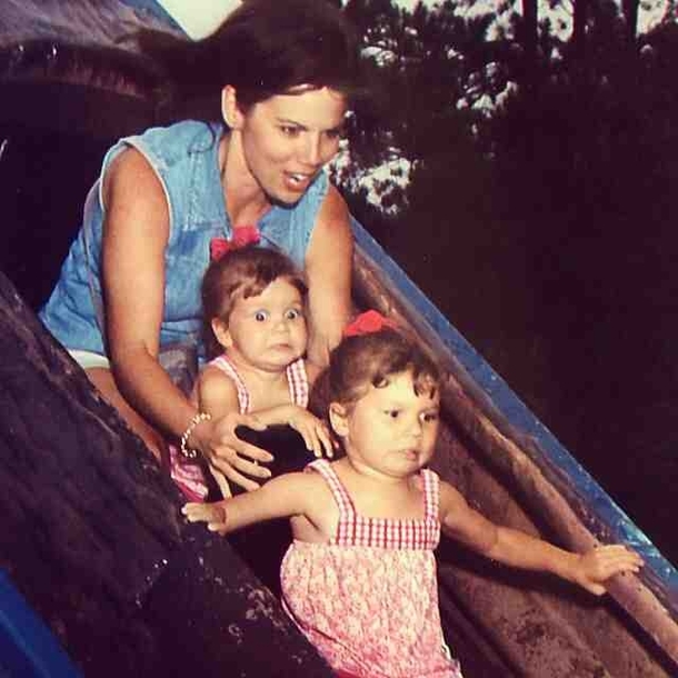 My Aunt thought it was a good idea to take her daughters on the log ride