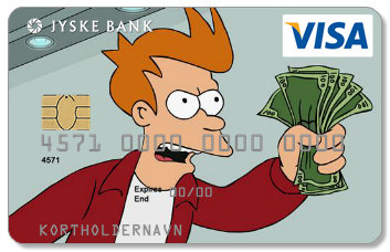 My bank just approved my new personal VISA card design gonna spend all my money