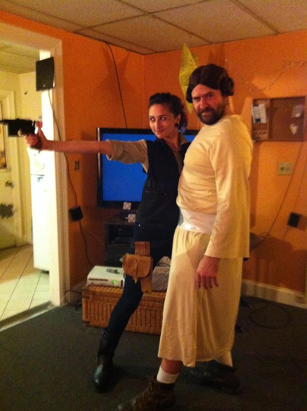 My boyfriend thought we should be Han and Leia for Halloween Majestic Princess Leia x-post from rHalloweenCostumes