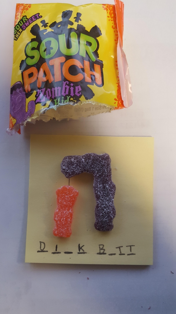 My candy came with a hangman gallows tree