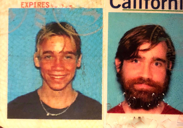 My drivers license side-by-side from before quarantine VS during quarantine looks like a dad feeling pity for his hopeful son