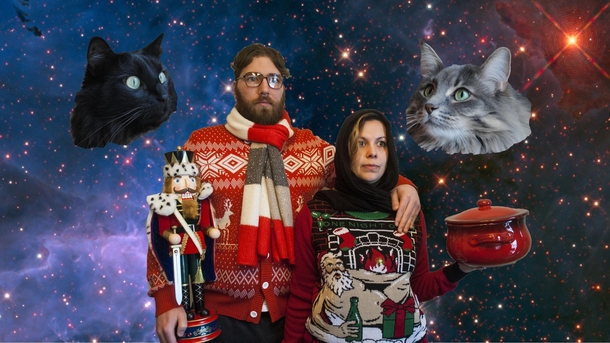 My Fiance and I took the next step in our relationship and crafted our Christmas card