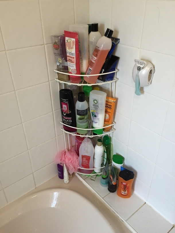 My fiance told me to get my razor off her shelf