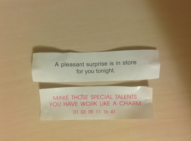 My fortune top and my fiances bottom