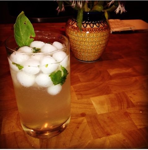My friend made the best of a violent hail storm Hail cocktails