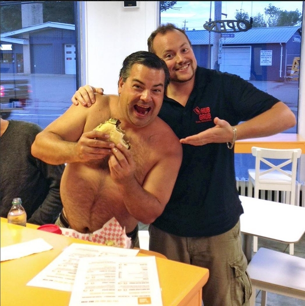 My friend owns a burger joint in Eastern Canada This guy came in for a cheeseburger Fucking Randy
