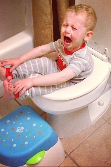 My friends kid is having a hard time potty training
