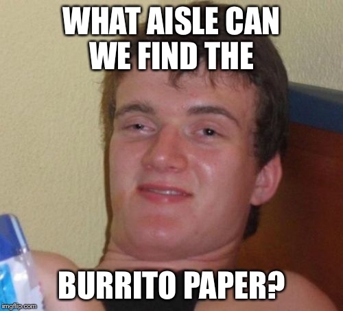 My girlfriend asking a Publix employee where the tortillas are