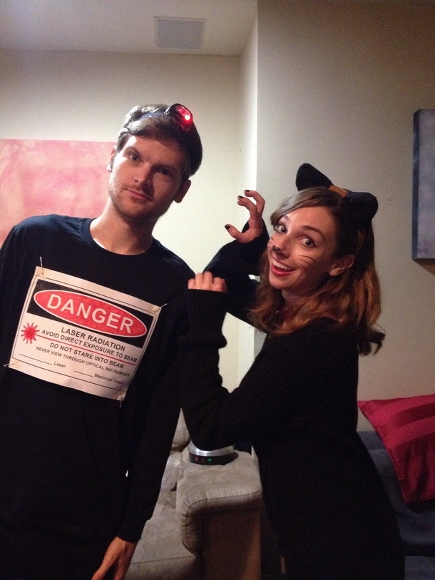 My girlfriend said she was going as a cat this Halloween This was the only logical response