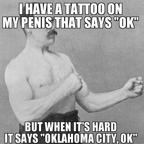 My grandfather just said this after he saw a tattoo I recently got