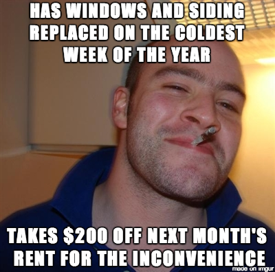 My Landlord is quite the GGG