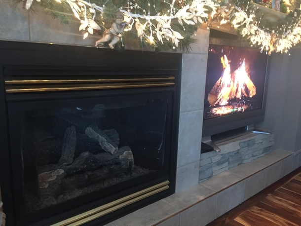 My Parents Had A Nice Christmas Fire This Year