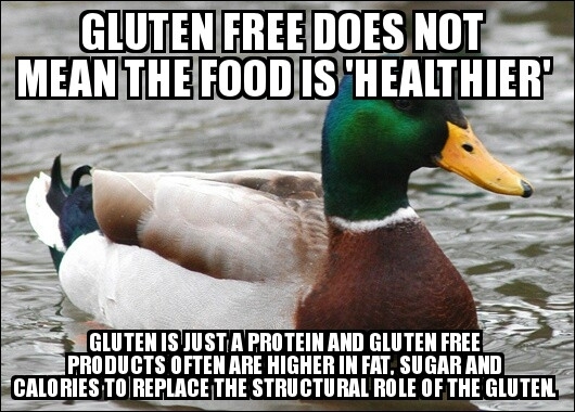 My pet peeve is non coeliacs eating gluten free because its bad for you