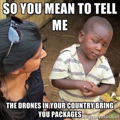My reaction to Amazon Drones