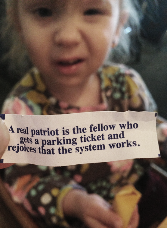 my step-daughter was less than thrilled with her fortune cookie results