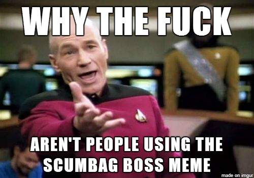 My thought on the I had to walk out on my job Scumbag Steves