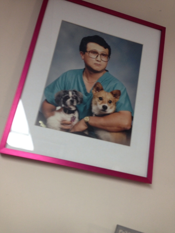 My vet is really cool
