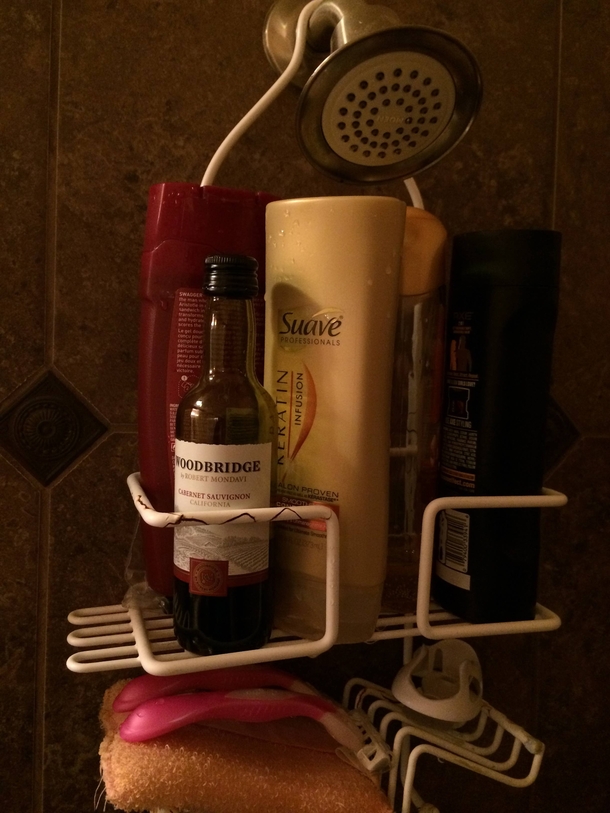 My wife just calls this her Shower Wine