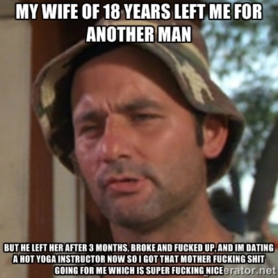 My wife left me