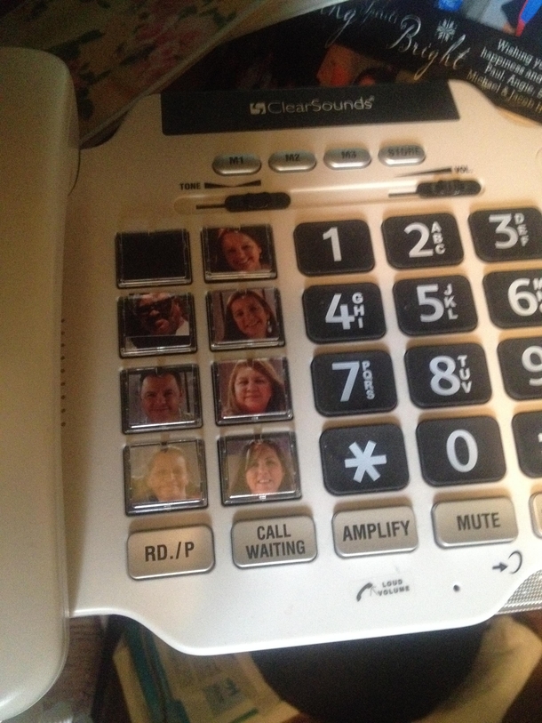 My  year old grandmothers home phone