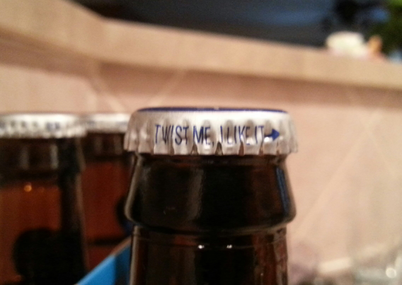 Never noticed bud light bottles had this on the caps