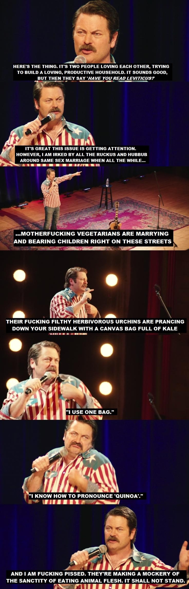 Nick Offerman makes a case for Same Sex Marriage