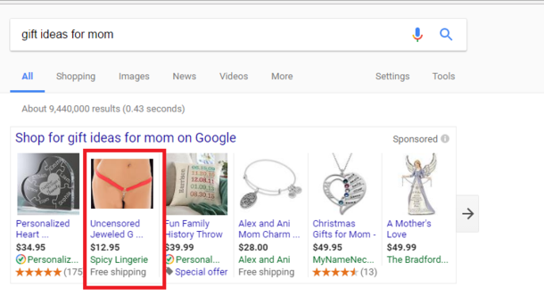 No Google I dont think my mom would want me to get that for her