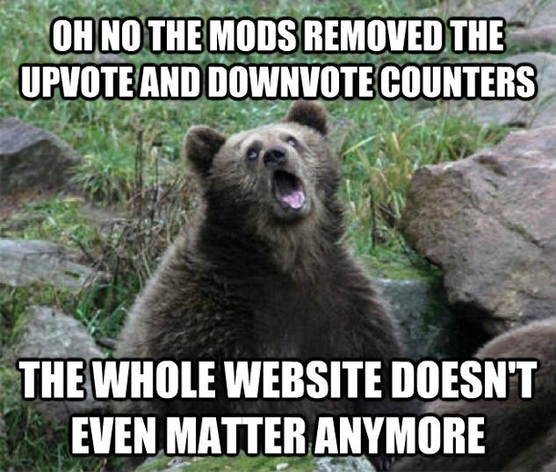 Oh poor reddit and its voting counters