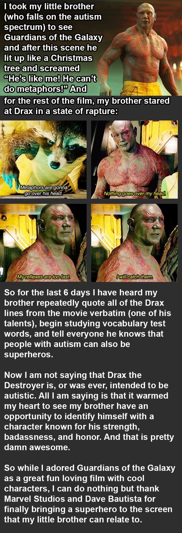 One more reason Drax is a badass