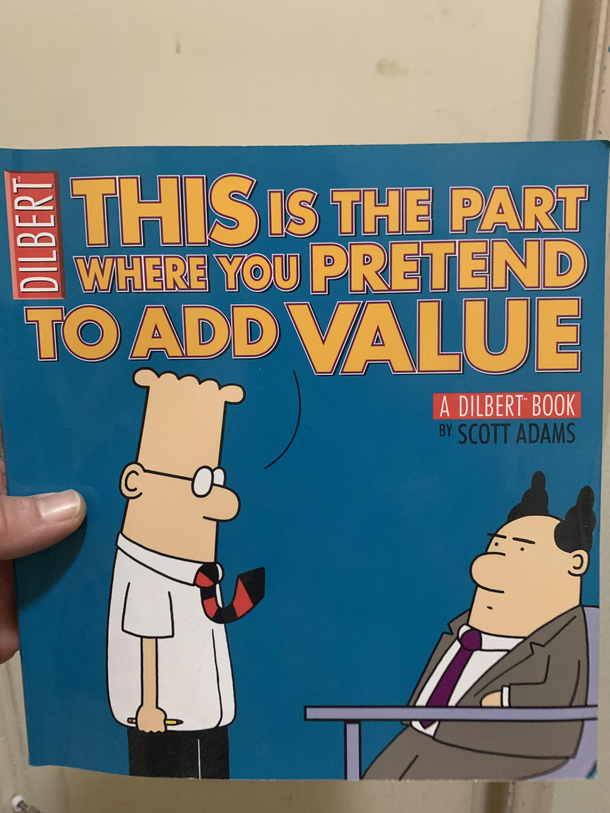 One of my coworkers who used to like Dilbert was surprised to find out Scott Adams is destroying his own brand He sent me this in response