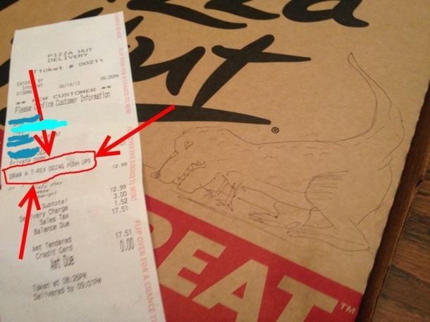 Ordered pizza and became a lifetime customer 