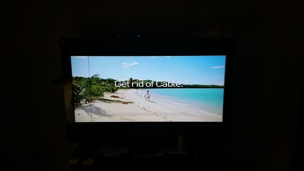 Our Time Warner Cable TV channels have been frozen in time since this morning This is what the Travel Channel is stuck on currently